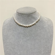 18K Gold Freshwater Pearl Choker Necklace