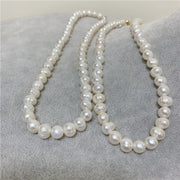 18K Gold Freshwater Pearl Choker Necklace