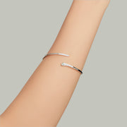 Vintage Silver Snake Bracelet