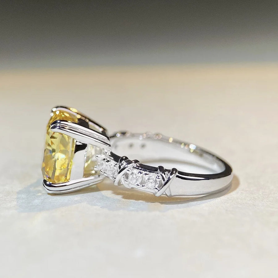 Solid Platinum & White Gold Diamond Ring