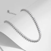 Silver AAAAA Zircon Tennis Bracelet