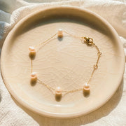 Vintage Pearl Chain Bracelet
