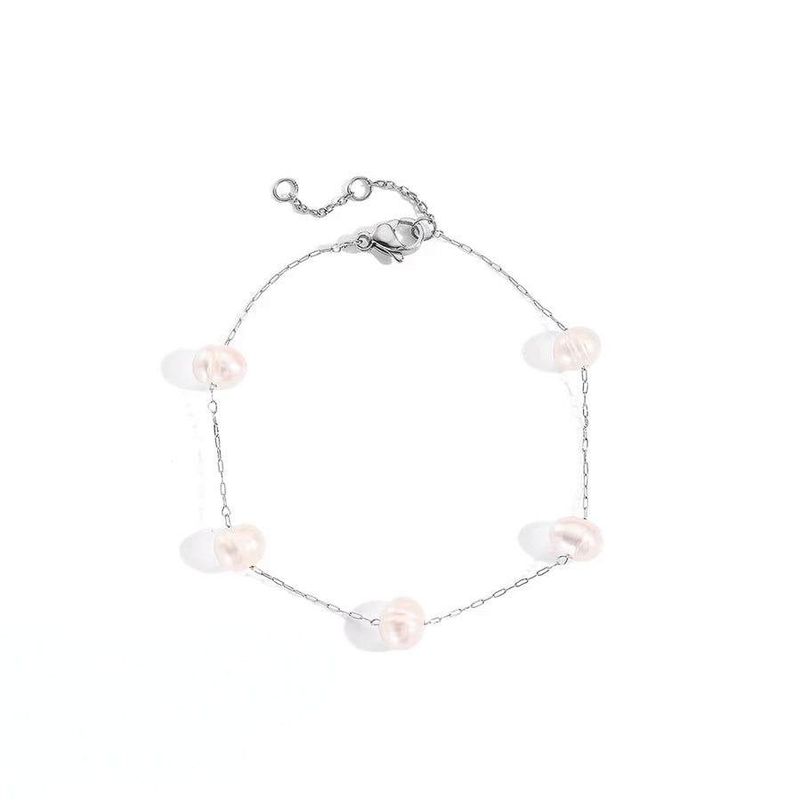 Vintage Pearl Chain Bracelet