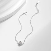 0.5Ct Moissanite Silver Bracelet