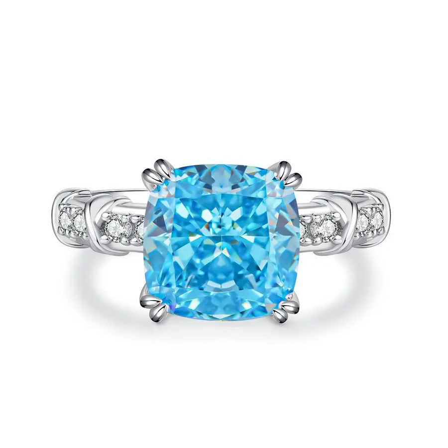 Solid Platinum & White Gold Diamond Ring