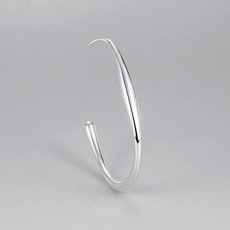 Silver Thick Chain Bracelet