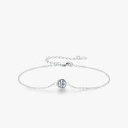 0.5Ct Moissanite Silver Bracelet