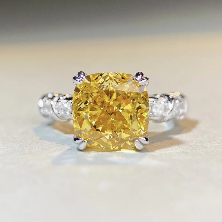 Solid Platinum & White Gold Diamond Ring