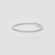 Silver AAAAA Zircon Tennis Bracelet